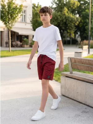 Chlapčenské šortky SAM 73 FELIX BS 532 červená