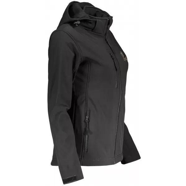  Dámska softshellová bunda ALTISPORT ALW056521 ČIERNA 