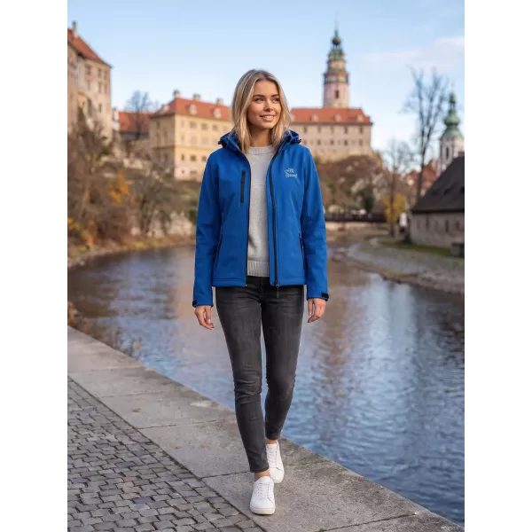  Dámska softshellová bunda ALTISPORT ALW056521 KRÁĽOVSKÁ MODRÁ 
