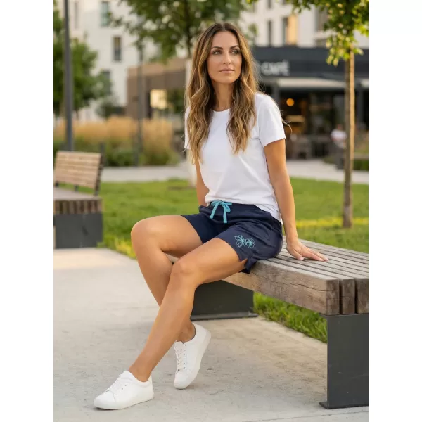  Dámske šortky ALTISPORT Arbel LPAT513 TMAVO MODRÁ 
