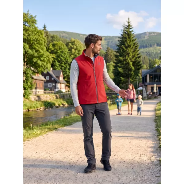  Pánska softshellová vesta ALTISPORT ALM006517 ČERVENÁ 