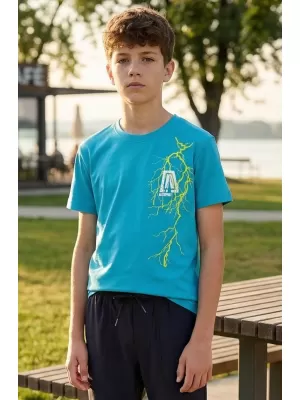 Detské tričko ALTISPORT ALK027138 TYRKYSOVÁ