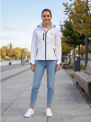 Dámska softshellová bunda ALTISPORT ALW056521 BIELA