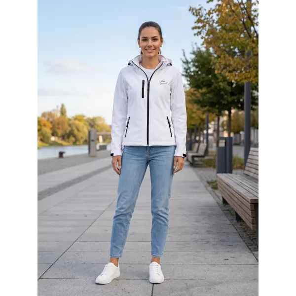  Dámska softshellová bunda ALTISPORT ALW056521 BIELA 