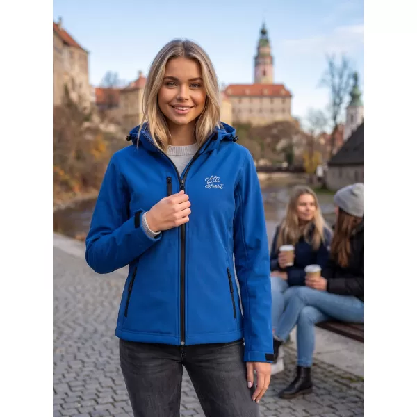  Dámska softshellová bunda ALTISPORT ALW056521 KRÁĽOVSKÁ MODRÁ 