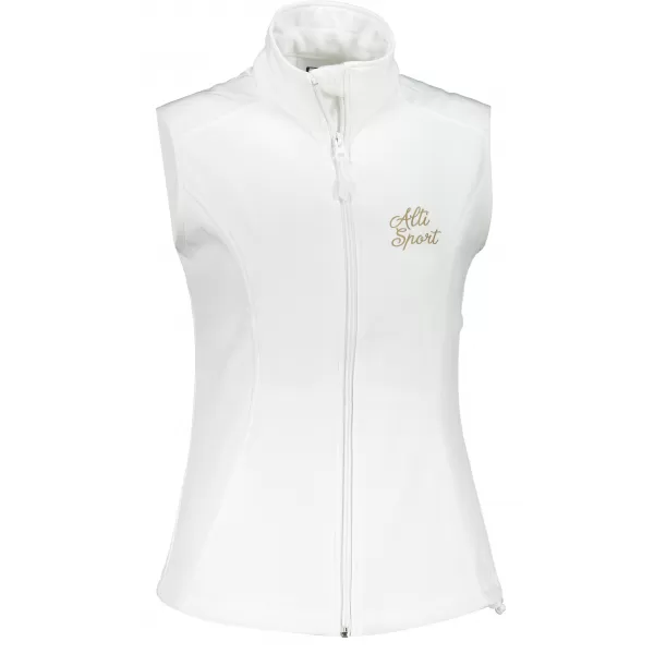  Dámska softshellová vesta ALTISPORT ALW056516 BIELA 