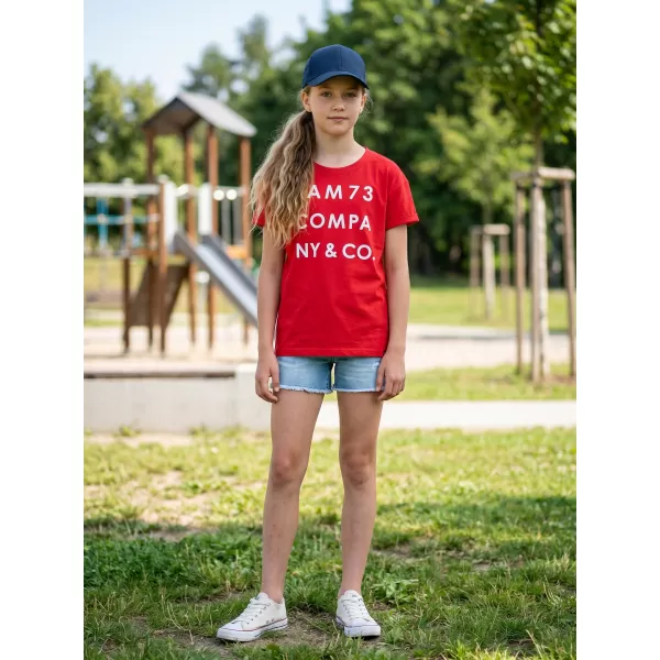  Dievčenské tričko s krátkym rukávom SAM 73 MELANIE GT 551 červená 