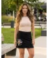 Dámska sukňa ALTISPORT ALW016604 ČIERNOZLATÁ