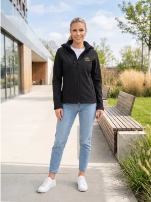 Dámska softshellová bunda ALTISPORT ALW056521 ČIERNA