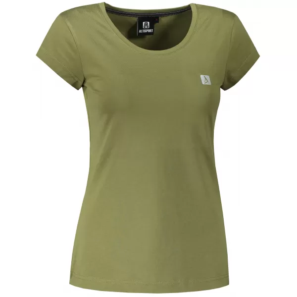  Dámské premium triko ALTISPORT CARRYOVER ALW065154 AVOCADO GREEN 