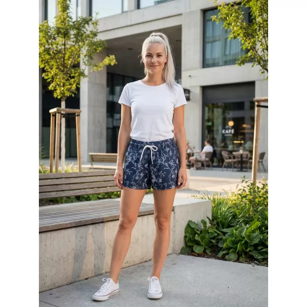  Dámske šortky ALTISPORT BARBA LPAT512 TMAVO MODRÁ 