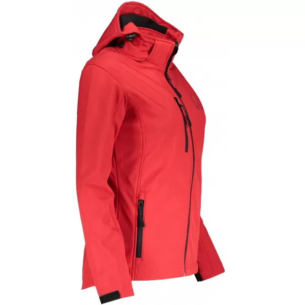  Dámska softshellová bunda ALTISPORT ALW056521 ČERVENÁ 