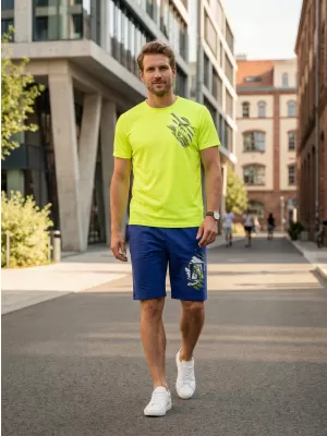 Pánske šortky ALTISPORT ALM032611 KRÁĽOVSKÁ MODRÁ