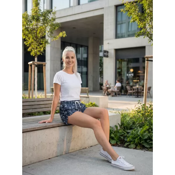  Dámske šortky ALTISPORT BARBA LPAT512 TMAVO MODRÁ 