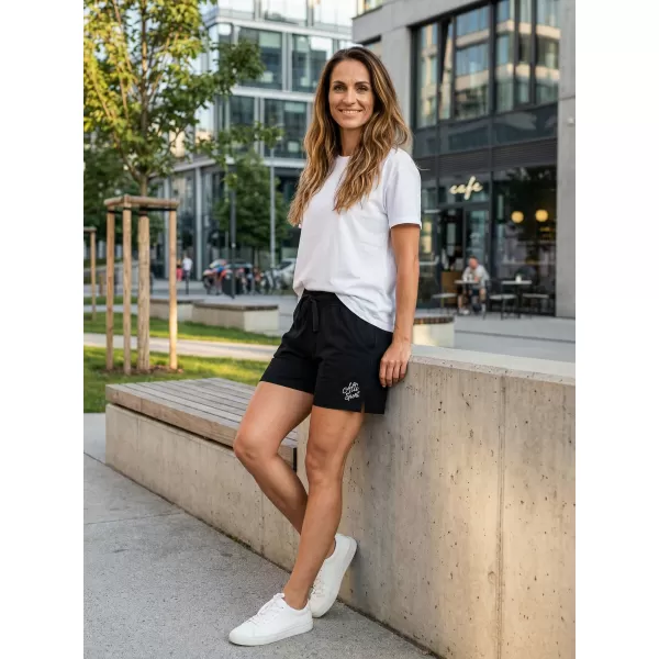  Dámske šortky ALTISPORT AINA LPAT511 ČIERNA 