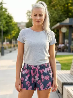Dámske šortky ALTISPORT BARBA LPAT512 FIALOVÁ