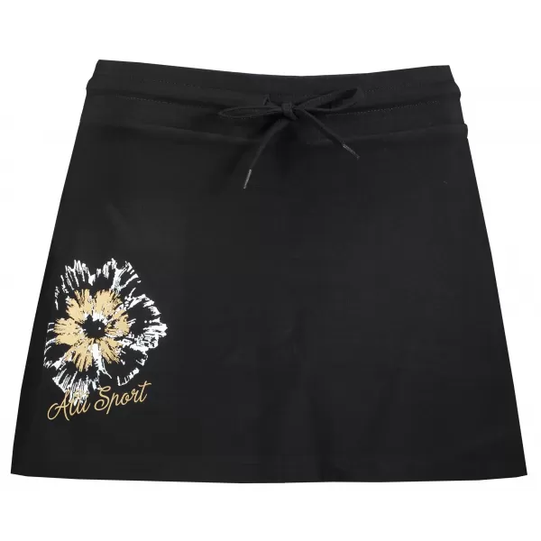  Dámska sukňa ALTISPORT ALW016604 ČIERNOZLATÁ 