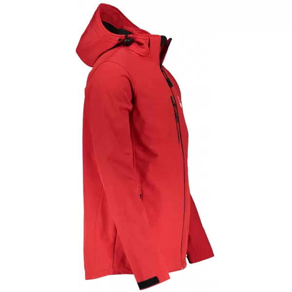  Pánska softshellová bunda ALTISPORT ALM006522 ČERVENÁ 