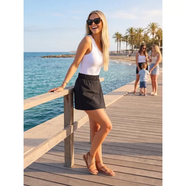  Dámska športová sukňa ALTISPORT OMENA LSKT348 ČIERNA 