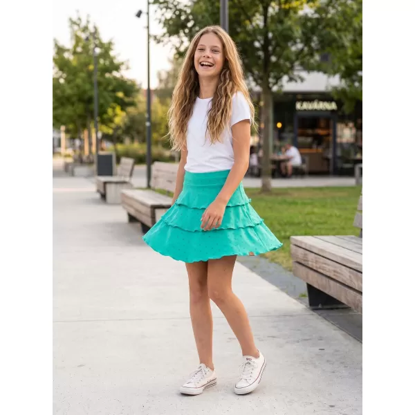  Dievčenské sukne SAM 73 KATIE GZ 527 ZELENÁ NEON 