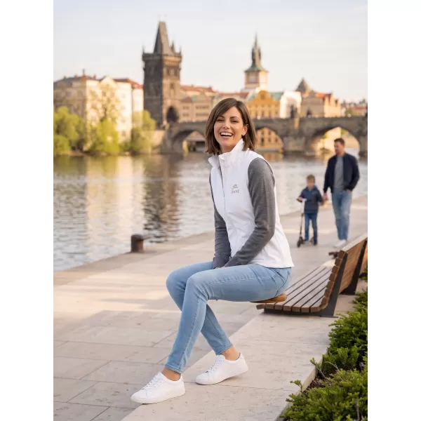  Dámska softshellová vesta ALTISPORT ALW056516 BIELA 
