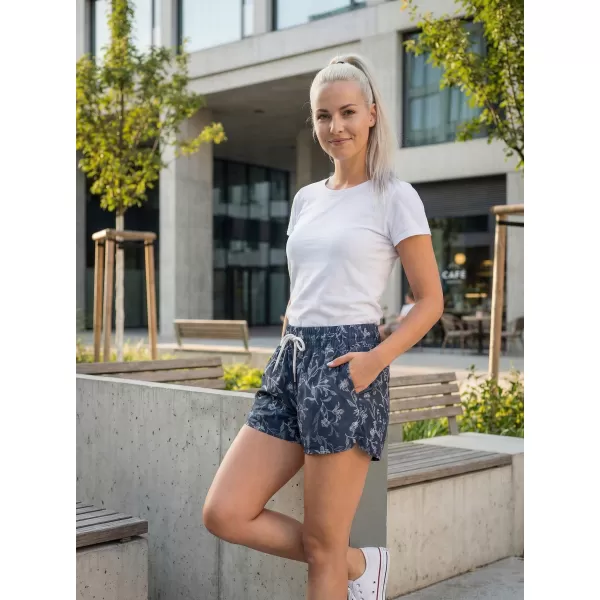  Dámske šortky ALTISPORT BARBA LPAT512 TMAVO MODRÁ 