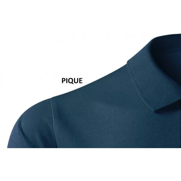  Pánske funkčné tričko s golierom ALTISPORT ALM006217 NÁMORNÍCKA MODRÁ 