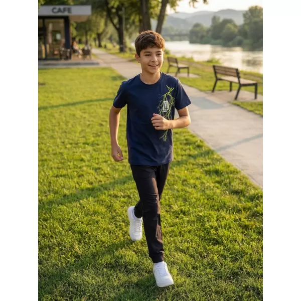  Detské tričko ALTISPORT ALK027138 POLNOČNÁ MODRÁ 