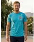 Pánske funkčné tričko ALTISPORT CARRYOVER ALM027124 TYRKYSOVÁ