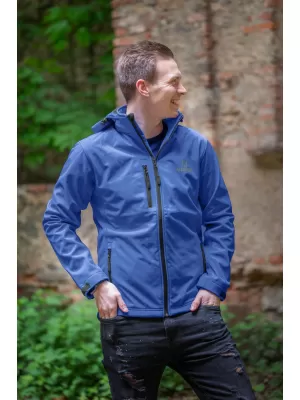 Pánska softshellová bunda ALTISPORT ALM006522 KRÁĽOVSKÁ MODRÁ