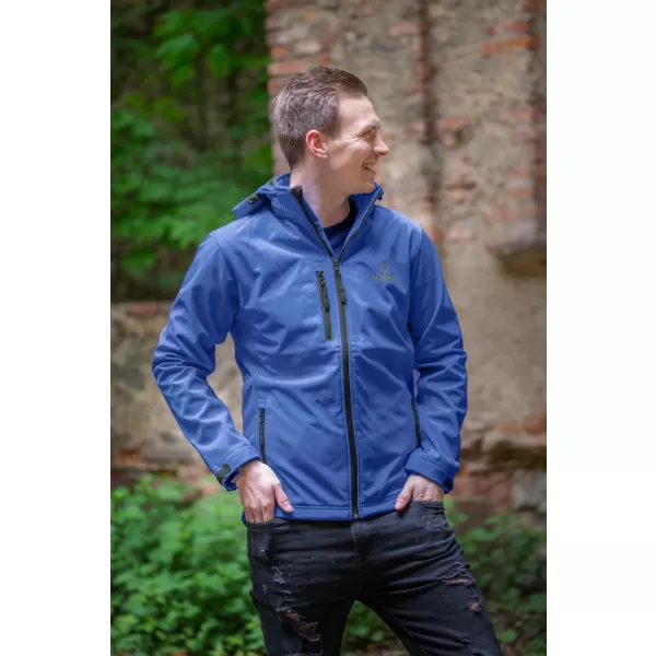  Pánska softshellová bunda ALTISPORT ALM006522 KRÁĽOVSKÁ MODRÁ 