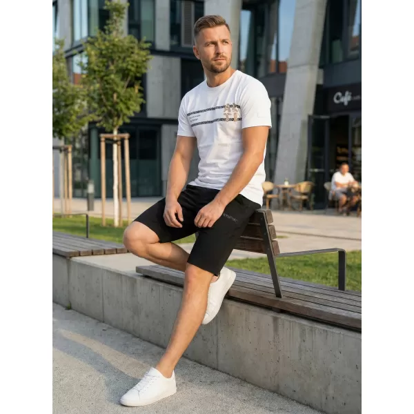  Pánske šortky ALTISPORT ELOF MPAT527 ČIERNA 