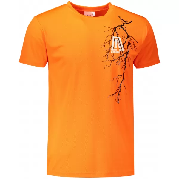  Pánske funkčné tričko ALTISPORT CARRYOVER ALM027124 NEÓNOVO ORANŽOVÁ 