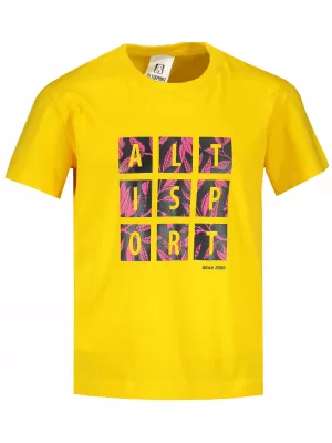 Detské tričko ALTISPORT ALK063138 ŽLTÁ