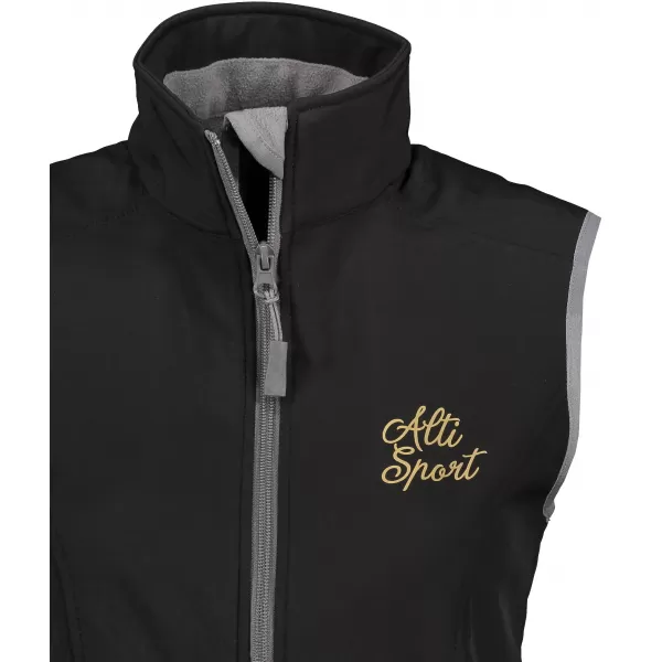  Dámska softshellová vesta ALTISPORT ALW056516 ČIERNA 
