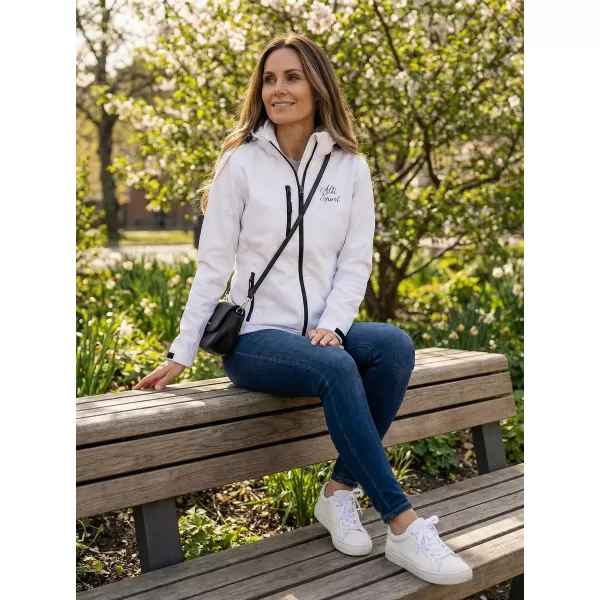  Dámska softshellová bunda ALTISPORT ALW056521 BIELA 