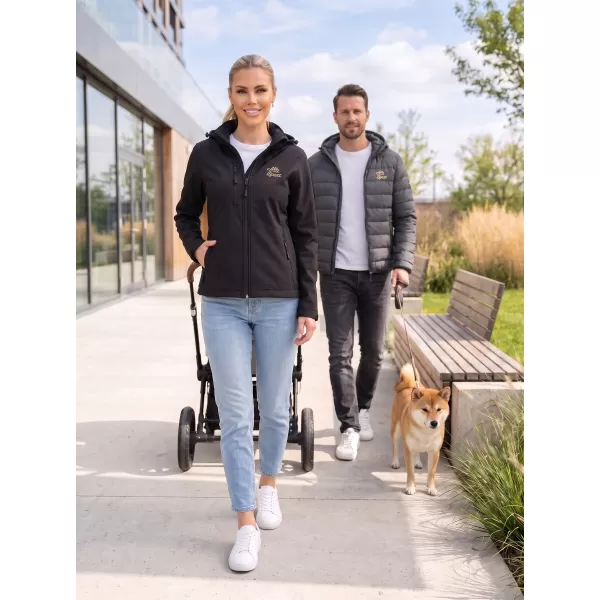  Dámska softshellová bunda ALTISPORT ALW056521 ČIERNA 