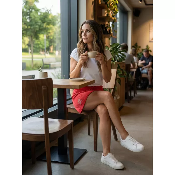  Dámska sukňa ALTISPORT ALW056604 ČERVENÁ 