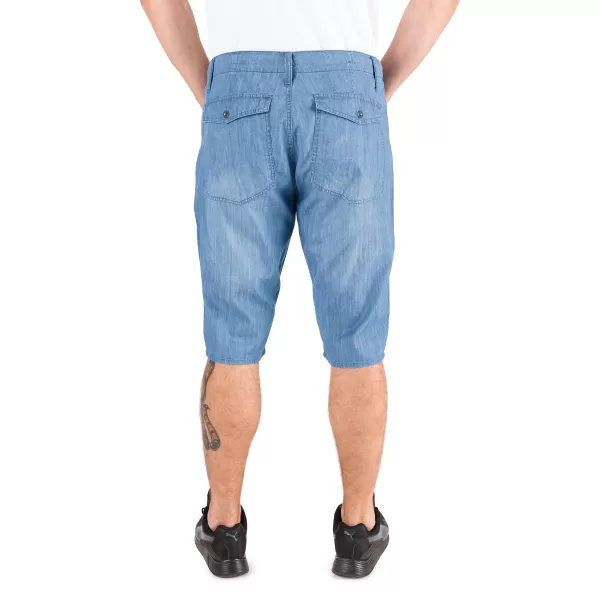  Pánske šortky SAM 73 GRIFF MS 736 SVETLÝ DENIM 