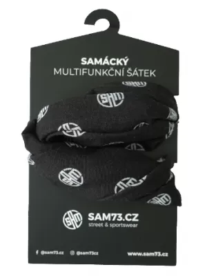 Multifunkčná šatka SAM 73 SAMUEL UN 101 čierna