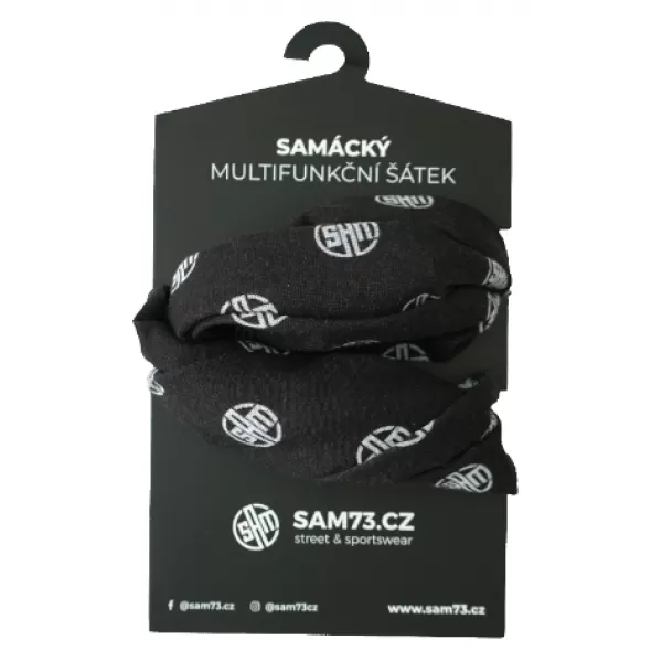  Multifunkčná šatka SAM 73 SAMUEL UN 101 čierna 