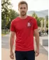Pánske funkčné tričko ALTISPORT CARRYOVER ALM027124 ČERVENÁ