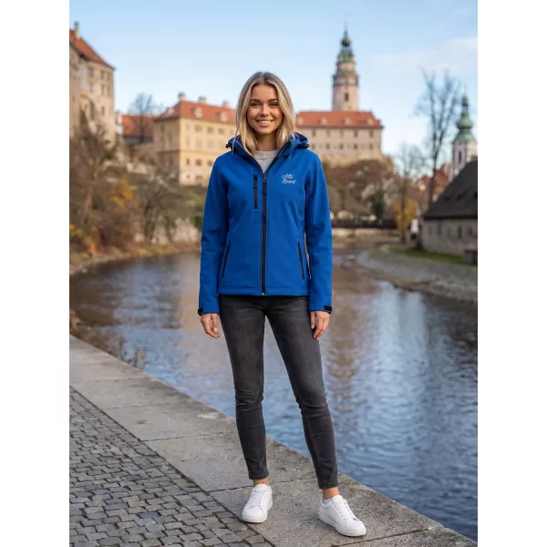  Dámska softshellová bunda ALTISPORT ALW056521 KRÁĽOVSKÁ MODRÁ 