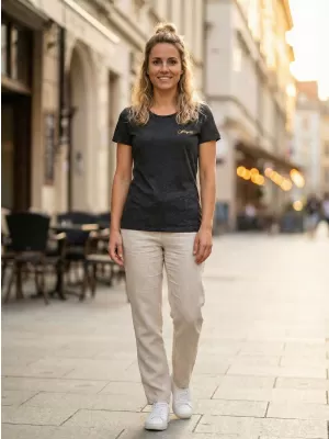 Dámske tričko ALTISPORT Risto LTST769 BÉŽOVÁ