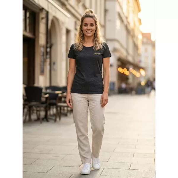  Dámske tričko ALTISPORT Risto LTST769 BÉŽOVÁ 