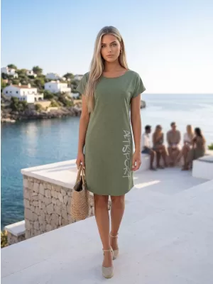 Dámske šaty ALTISPORT Bhumi LSKT327 ZELENÁ