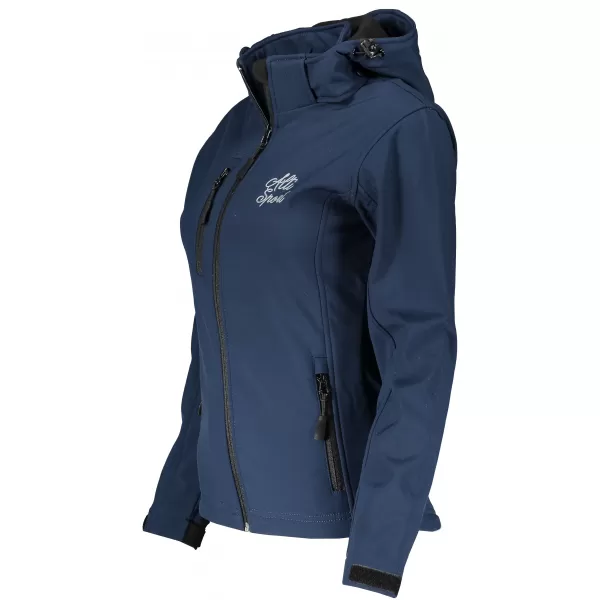 Dámska softshellová bunda ALTISPORT ALW056521 NÁMORNÁ MODRÁ 