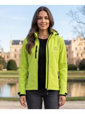 Dámska softshellová bunda ALTISPORT ALW056521 limetkovú