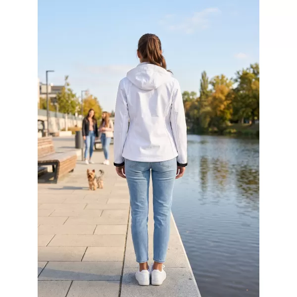  Dámska softshellová bunda ALTISPORT ALW056521 BIELA 