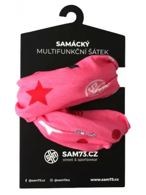 Dievčenská multifunkčná šatka SAM 73 FELICITY UN 105 ružová